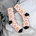 thumbnail image 5 of Hirioo Halloween Gnomes Pattern Adult Middle Tube Socks Breathable Sock Non-Pilling,Contrasting Color Design, 5 of 6