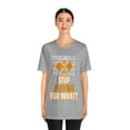 thumbnail image 2 of DJH Apparel | Stop Playing For What? CRICKET Unisex Sports Tshirt, 2 of 5