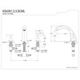 thumbnail image 2 of Kingston Brass Manhattan Roman Tub Filler, 2 of 2