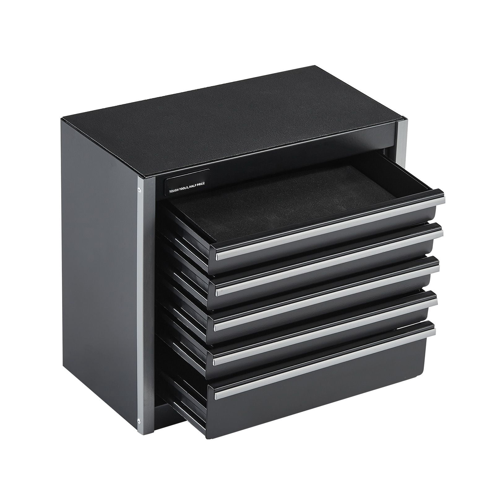 Metal Tool Box 8.6 Inch 5 Drawers 0.5mm Steel Powder Coated for Office Workshop Storage