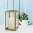 Better Homes & Gardens Decorative Metal Candle Holder Lantern, Gold