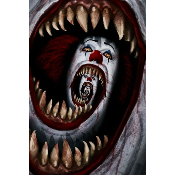 IT Diamond Art Packs Kits for Adults Beginner, Clown DIY Full Drill Diamond Dots Paintings with Diamonds Sets Gem Art and Crafts for Adults Wall Decor (12 x 16 Inches)