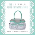 thumbnail image 3 of jj cole satchel diaper bag, azure infinity, 3 of 4