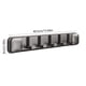 thumbnail image 3 of Colgador de gancho para puerta de sucker | Gancho plegable fuerte de carga sin taladro | Organizador de pared invisible Plástico gris de 13,5" | Instalación fácil y limpieza | Almacenamiento, 3 of 6