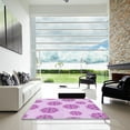 thumbnail image 7 of Ahgly Company Machine Washable Indoor Rectangle Transitional Blossom Pink Area Rugs, 2' x 3', 7 of 7