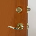 thumbnail image 4 of Design House Pro Deadbolt 2-Way Single Cylinder Deadbolt with Latch, Polished Brass, 4 of 16