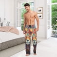 thumbnail image 6 of JSTEL Lion Mosaic Men's Sleepwear Mens Pajama Pants Bottoms with Pockets, S, 6 of 6
