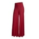 thumbnail image 1 of Jumpingount Pantalones Pantalones de yoga de cintura alta Pantalones de mujer de pierna ancha Pantalones deportivos Ropa alta Prendas para la parte inferior del cuerpo Rojo 3XL, 1 of 4