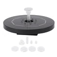 thumbnail image 1 of Round Solar Powered Fountain LED Light Solar Water Bird Bath Floating Fountain 120cm Head 3000mAh, 1 of 10