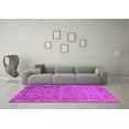 thumbnail image 3 of Ahgly Company Indoor Round Oriental Pink Industrial Area Rugs, 3' Round, 3 of 4