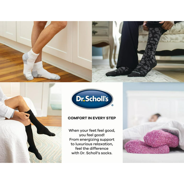 Dr. Scholl's Women's Giftable Soothing Spa Socks 3 Pack 