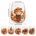 thumbnail image 3 of Fall Motif Thanksgiving Ceramic Coffee Mug With Wooden Lid And Spoon Microwave Dishwasher Safe Insulated Porcelain Cup For Hot Drinks, 3 of 4