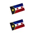 thumbnail image 4 of Matsuzay Bandera Premium de 90x150cm para bandera de Lmanburg, bandera de poliéster impresa de doble cara, bandera de L'Manberg, decoración de pancarta 90*150cm 2piezas Matsuzay CBP584082, 4 of 5