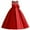 Red, variant on Odeerbi Kids Dress Toddler Girls Princess Dresses Tulle Dress Middle-aged Children's Sleeveless Embroidery Mesh Gauze Dress Hot Pink