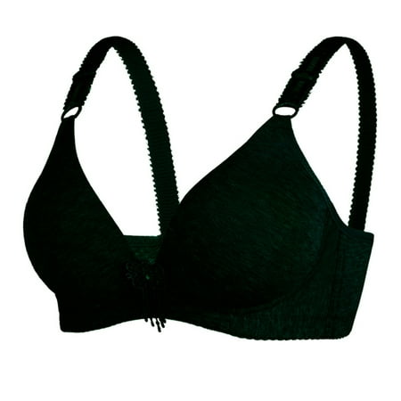 

Bras for Women Clearance Woman s Solid Color Lingerie Comfortable Bra Underwear No Rims Bra