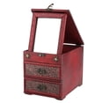 thumbnail image 2 of Storage Box,Retro Antique Flower Carved Retro Storage Box Jewelry Box True Excellence, 2 of 12