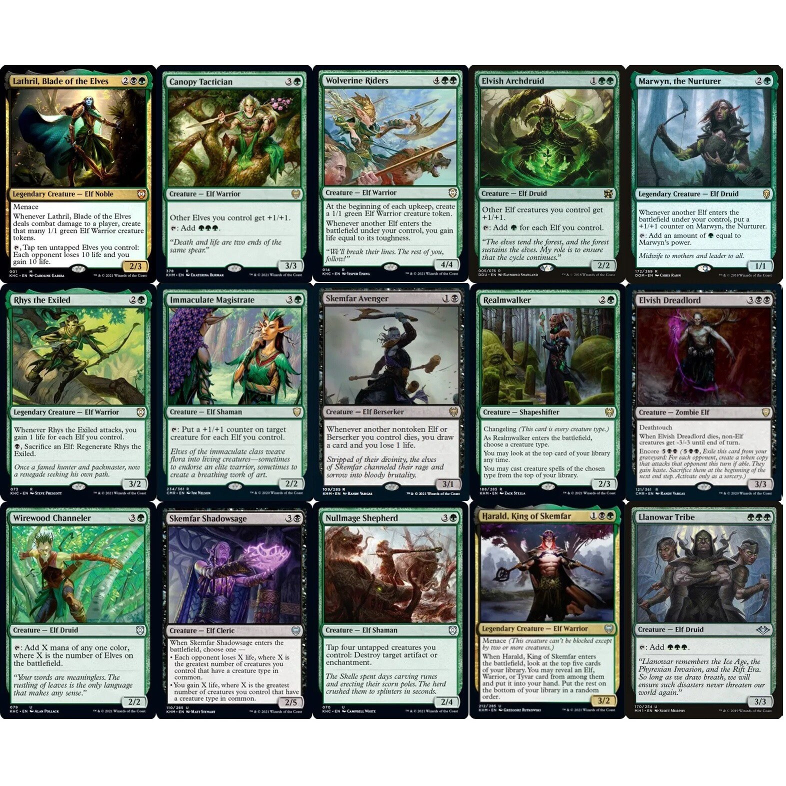 mtg elf commander deck Lathril, Blade of the Elves ELITE Tribal Magic Custom Commande – CommanderComplete King Théoden 15 Best Elf Commanders in