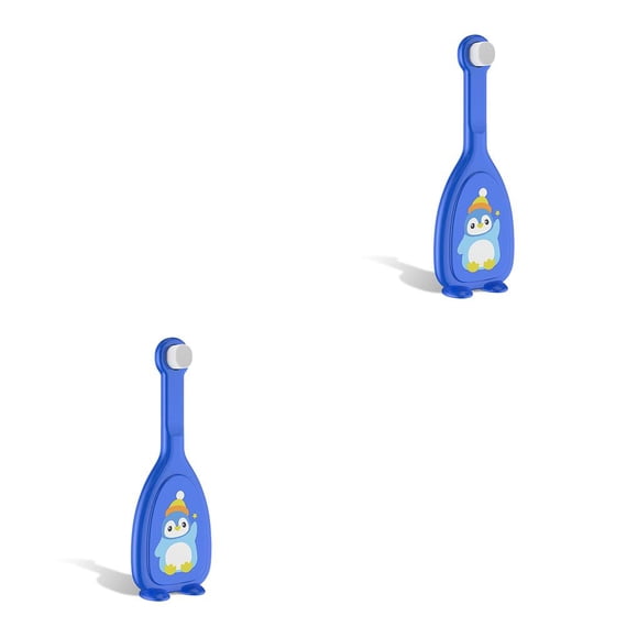 Cateissary Cepillo de de silicona de mano en forma de U, boquilla para niños enteros, de doble cara, suministros de viaje Type1 NO1