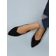 thumbnail image 3 of Spring/autumn Fashionable Black Ladies Flat Pointed Toe Shoes, Versatile, 3 of 4