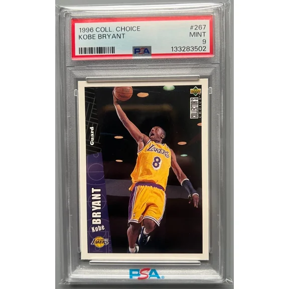1996 Upper Deck Kobe Bryant Collector's Choice RC Rookie Card PSA 9 Mint