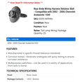 thumbnail image 2 of Rear Body Wiring Harness Retainer Bolt - Compatible with 2002 - 2006 Chevy Avalanche 1500 2003 2004 2005, 2 of 2