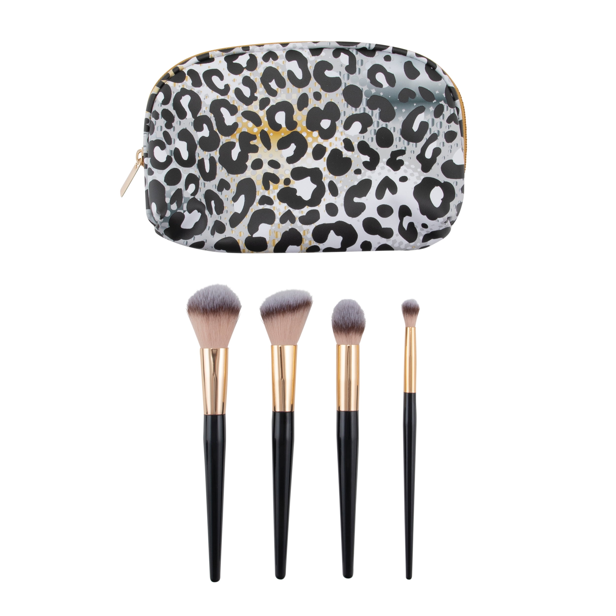 Candie Couture Brush Set with Cosmetic Bag 5pc Black