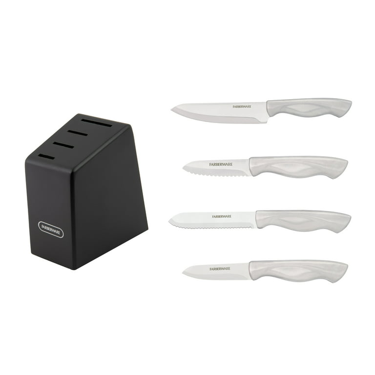 McCook MC20 17pcs Kitchen Knife Set with Block Cutlery Knife Block Set  Stainless Steel