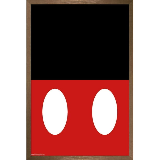 Disney Mickey Mouse - Minimalist Pants Wall Poster, 14.725" x 22.375