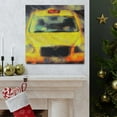 thumbnail image 5 of Taxi in Pointillism - Canvas, 5 of 10