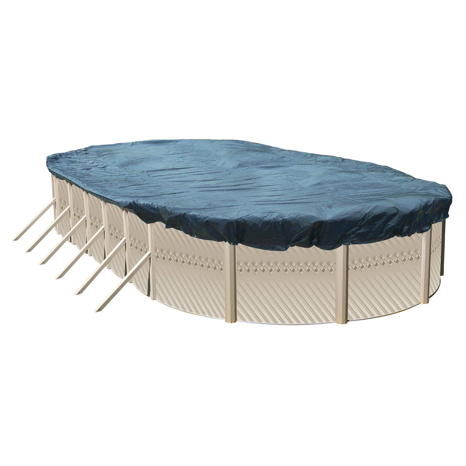 Heritage Oval Deluxe Winter Pool Cover, 24' x 12'