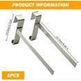 thumbnail image 3 of Beehive Frame Holder, 2PCS Stainless Steel Bee Hive Stand, 5 Full Frame Capacity, 3 of 5