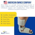 thumbnail image 4 of Brace Direct Padded Night Splint 90 Degree Sleeping Boot - Immobilizing Stretching Support for Plantar Fasciitis, Drop Foot, Achilles Tendonitis, Heel Spurs, Medium (US Shoe Men 7.5-10.5 / Women, 4 of 6