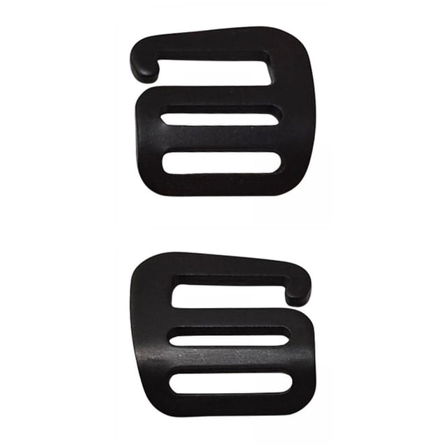 Hebilla de correa de gancho Sharpla 25 mm para mochila Negro