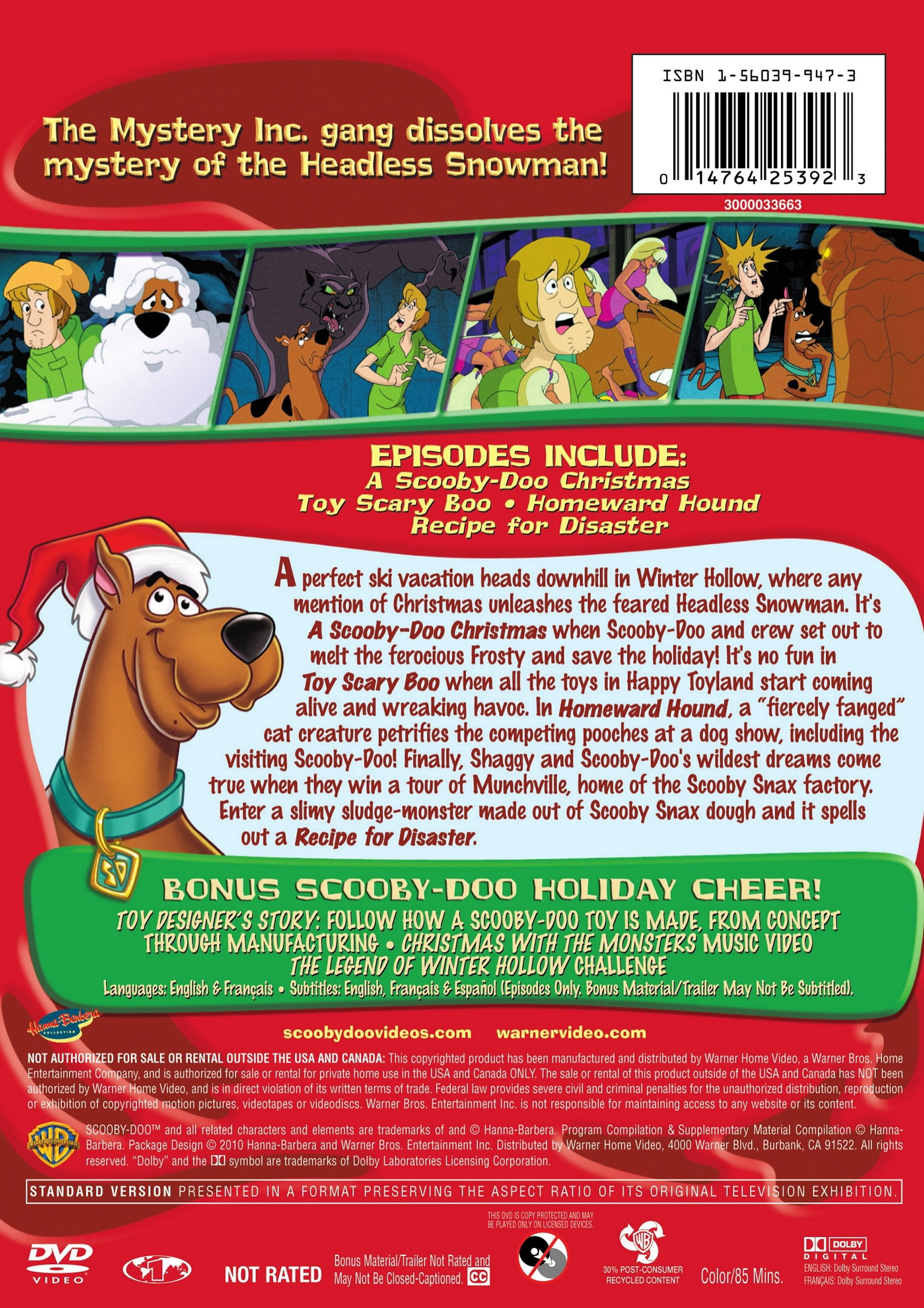 What's New Scooby-Doo? Vol. 4: Merry Scary Holiday (DVD), Family, Warner Bros.