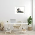 thumbnail image 2 of Stupell Industries Fashion Forward Pleated Sneaker Designer Glam Style, 24 x 30, Designed by Ziwei Li, 2 of 7