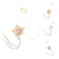thumbnail image 2 of Cat Tassel Wand Star Cloud Cat Bell Decor Cat Teaser Wand Kitten Interactive Toy, 2 of 10
