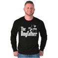 thumbnail image 3 of Funny Family The Dog Father Joke Men's Big & Tall Long Sleeve Graphic Tee Brisco Brands 2X, 3 of 5