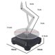 thumbnail image 2 of Soporte de exhibición de joyería con tocadiscos de 360  degree Batería AA (no incluida) Pantalla alimentada 11cm con soporte Yuyangstore  soporte de exhibición giratorio, 2 of 6