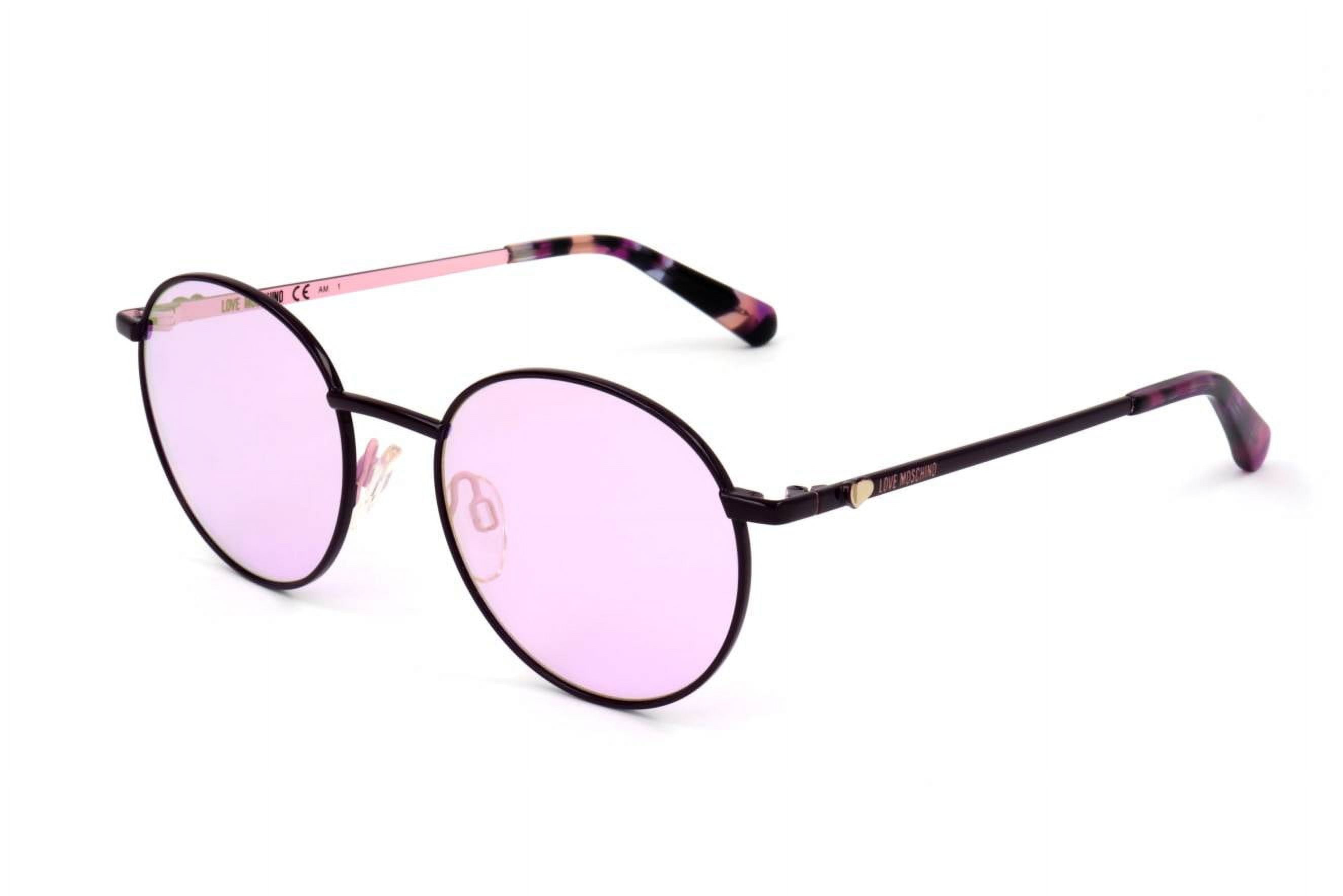 Moschino MOS151/F/S 07C5IR 58mm Round Sunglasses for Women's Black