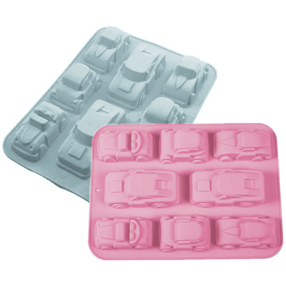 Homedmade Chocolate Soap Candle Crayon Cookies Plaster DIY Silicone Mold Pan Tray Kids Fun Maker 6 Grids 