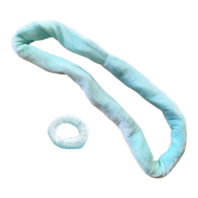 Aro de Mano para Fitness, Equipo de 40 Cm (15,75") Versátil, Práctico Y Profesional con Pequeño Círculo para Barra de . azul claro