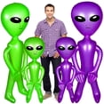 thumbnail image 1 of Extraterrestre gigante inflable Zhanmai de 160 cm y 90 cm para Halloween, 1 of 7