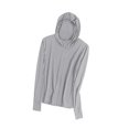 thumbnail image 1 of LOVIVER Veste de Protection Solaire à Capuche pour Course Alpinisme Randonnée Gris Clair, 1 of 8