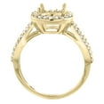 thumbnail image 2 of 14K Yellow Gold Natural Pink Topaz Ring Round 8mm Diamond Accent, size 9, 2 of 4