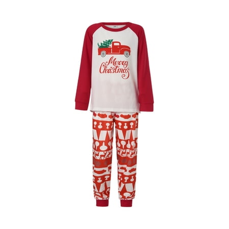 

Livingsenburg Family Matching Christmas Pajamas Dad Mom Kids Sleepwear Outfits