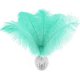 thumbnail image 1 of Piokio 20 plumas de avestruz blancas de 10 a 12 pulgadas (25 a 30 cm) a granel para decoraciones navideñas, centros de mesa de bodas, decoraciones Gatsby, 1 of 4