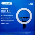 thumbnail image 5 of ARO DE LUZ LED DE 22 PULGADAS 3 EFECTOS DE LUZ CON CONTROL REMOTO Y TRIPIE DE 2 METROS., 5 of 5