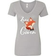 thumbnail image 3 of Inktastic Zero Fox Given Women's V-Neck T-Shirt, 3 of 5