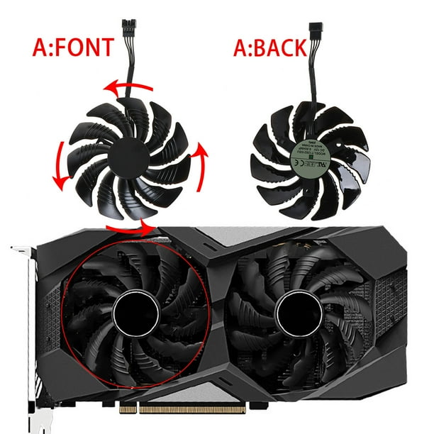 Tsu 85mm Cooling Fan Cooler For Gigabyte Geforce Gtx 1050 1050ti 1060 1070 Walmart Com Walmart Com