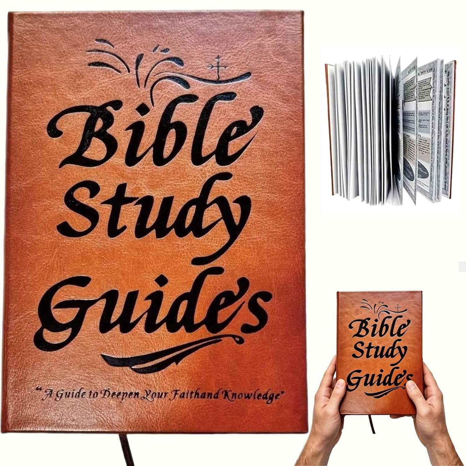 Bible Study Guide 66-Page Bible Study Guide Daily Devotional Journal Prayer Study Notebook Planner Christian Gift